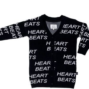 Huxbaby Heart Beats Cardigan